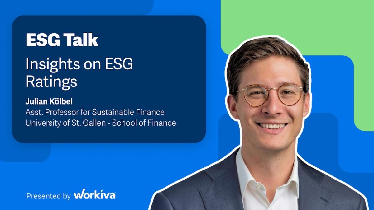 ESG Talk: Insights on ESG Ratings with Julian Kolbel.